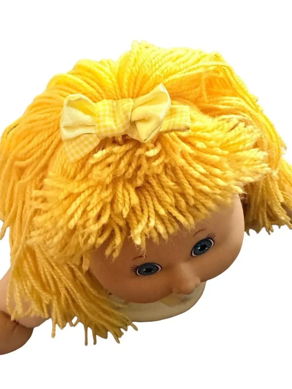 Cabbage Patch Kids PA-4 Blonde Hair Doll 2004 Xavier Roberts Floral Denim Outfit